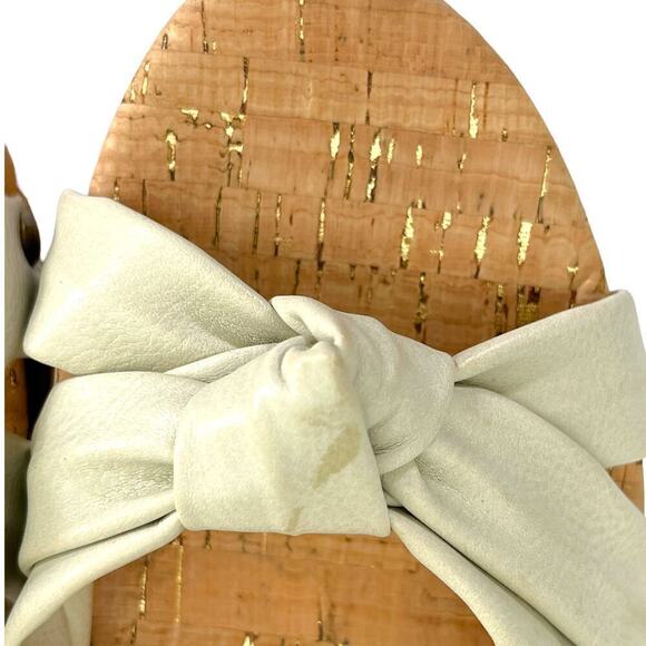 Korks Ease Dawson Platform Wedge Sandals Off White Womens Size 9M NEW - Picture 4 of 11